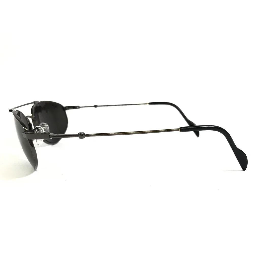 Vintage Maui Jim Sunglasses Molokai MJ308-02 Gunmetal Frames w Neutral Gray Lens